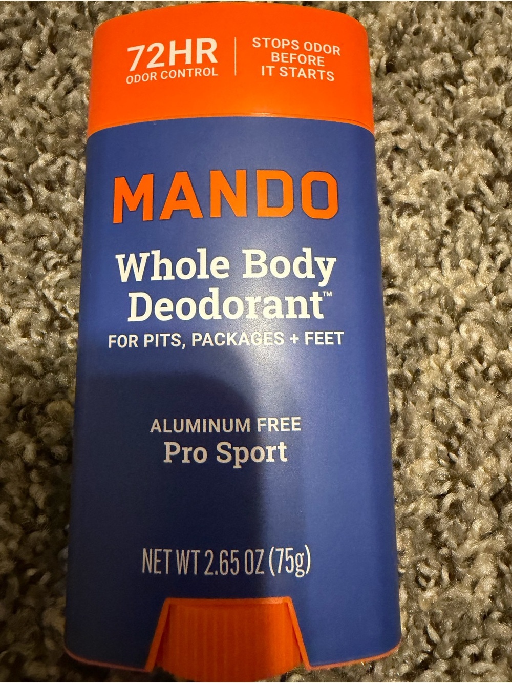 Pro Sport Whole Body Deodorant in Blue and Orange